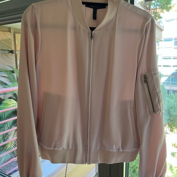 BCBG Max Azria Sammy Satin Bomber Jacket - Picture 15 of 15
